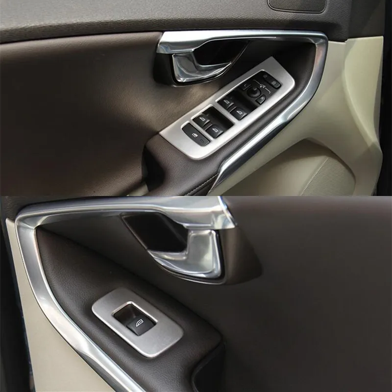 Стайлинг автомобиля стеклоподъемные кнопки рамка декоративная крышка отделка