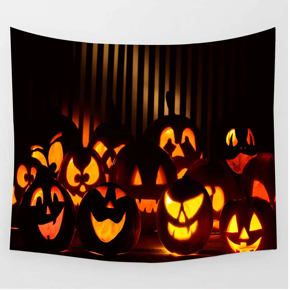 T&uacute;nica para cubrir la playa de Halloween, tapiz de pared, decoraci&oacute;n del hogar, dormitorio-2