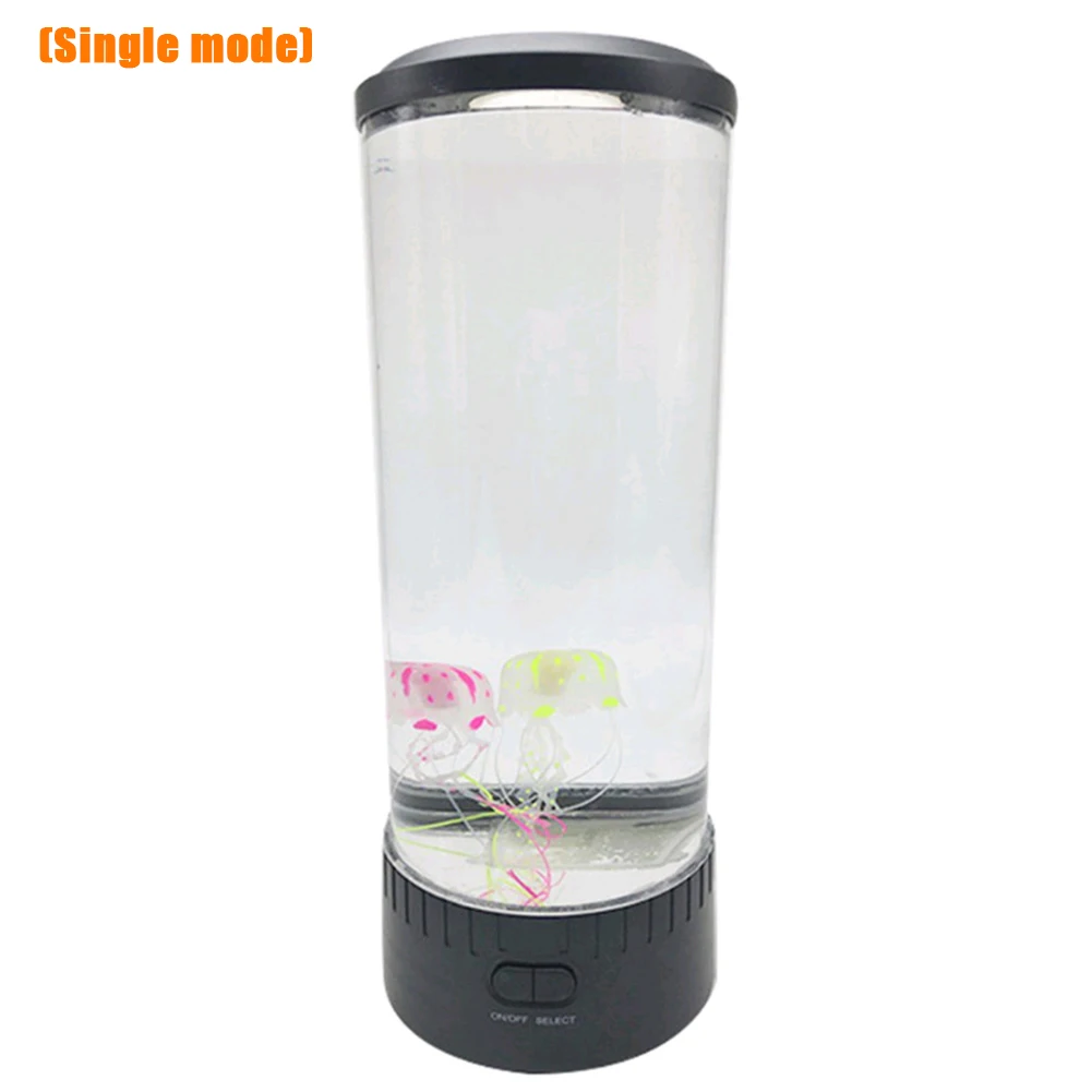 

Настольный расслабляющий светодиодный светильник с питанием от USB, фантастическое домашнее украшение для аквариума, гипнотическая Медуза, ...