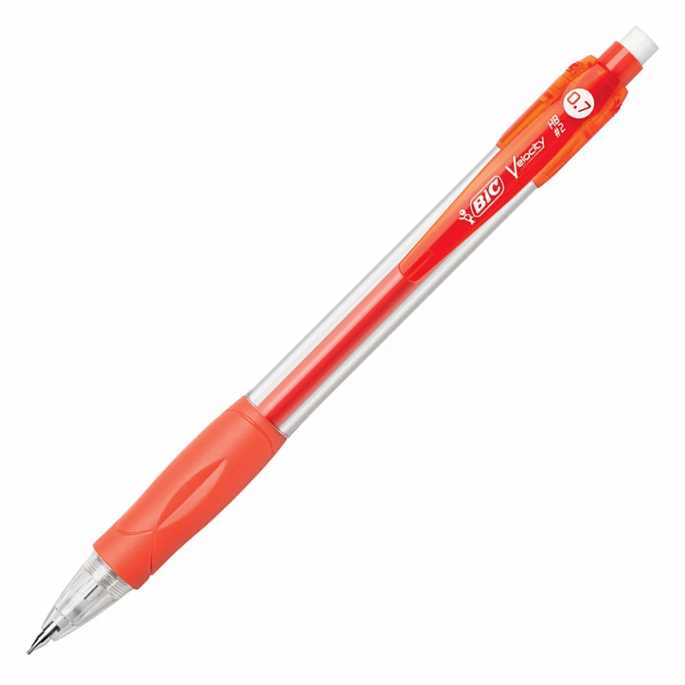 Карандаш механический BIC &quotVelocity" 0 7 мм корпус ассорти резиновый грип ластик
