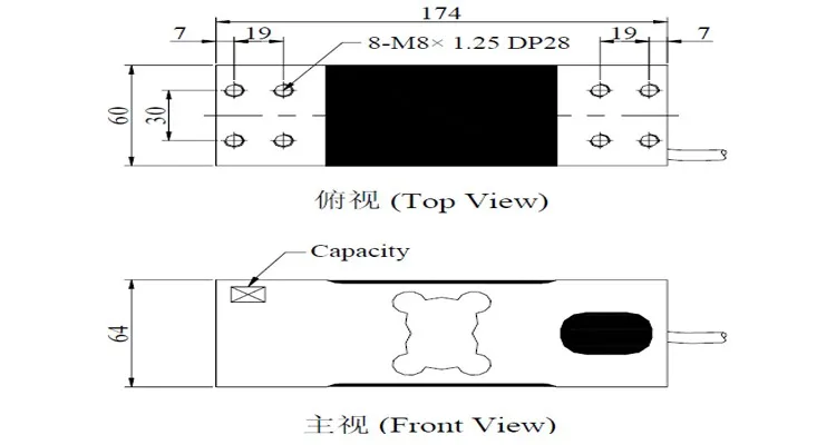 

load cell sensor bench scale larger load cell Mavin load cell 200kg