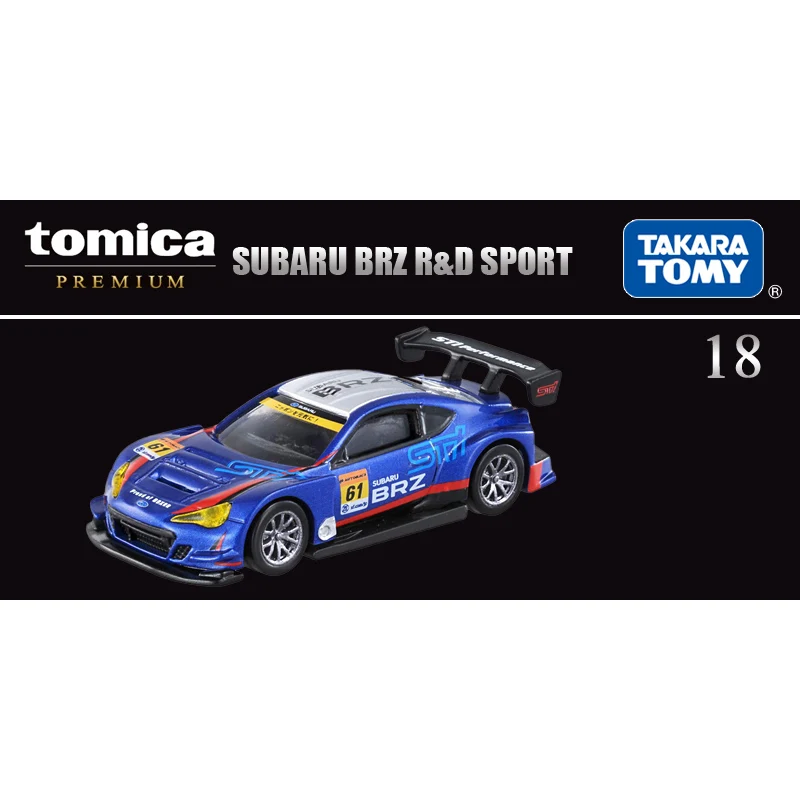 

Takara Tomy Tomica Subaru Brz мини модель автомобиля из сплава спортивный автомобиль гоночный металлический литой игрушечный Tp18 декоративные коллекцио...