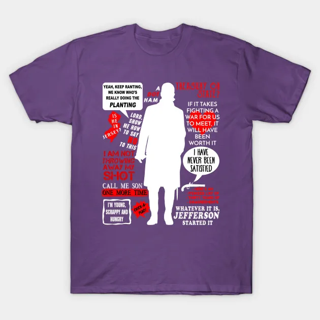 Мужская футболка с цитатами Александра Гамильтона | одежда