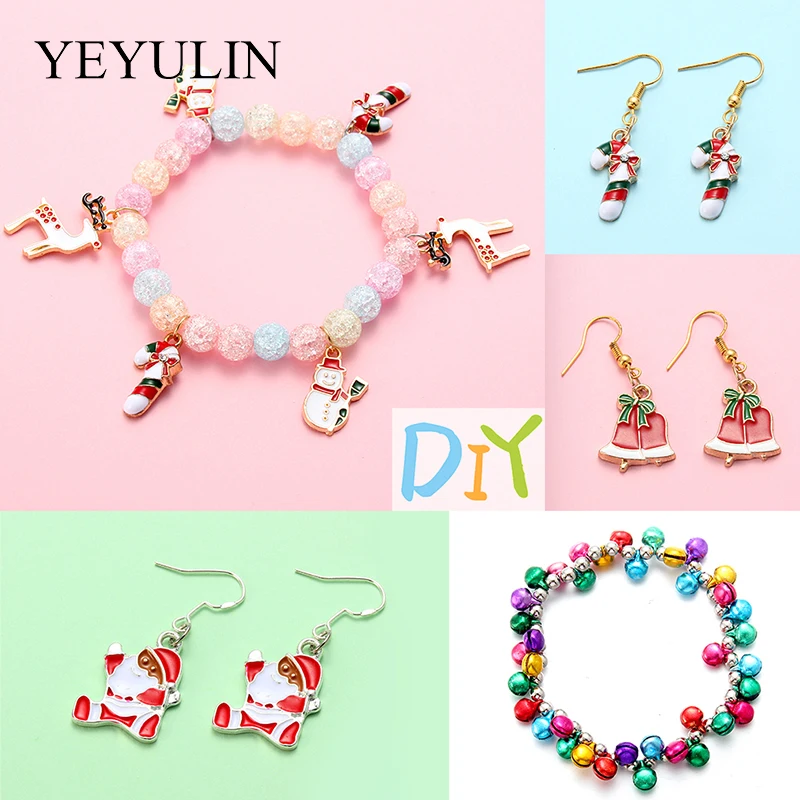 Рождественские Подвески Браслет Санта Клаус Рождественская елка украшения для