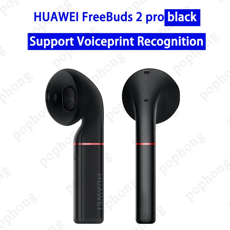 FreeBuds 2 Pro black HUAWEI FreeBuds 2 Pro Freebuds 1 наушники type C Bluetooth беспроводная водонепроницаемая гарнитура с двойным управлением - Цвет: FreeBuds 2 Pro black