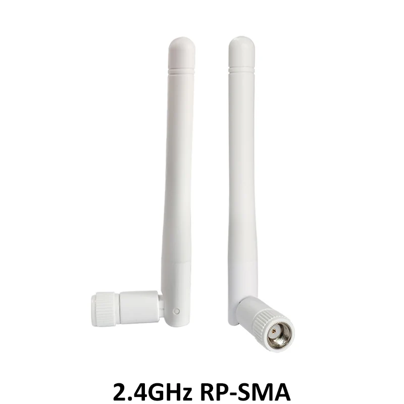 GRANDWISDOM 5pcs 2.4G antenna 3dbi sma female wlan wifi 2.4ghz antene pbx iot module router tp link signal receiver antena