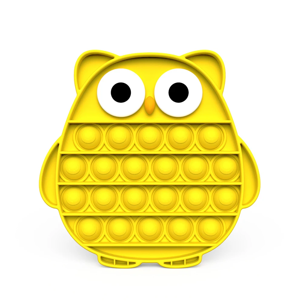 Популярные игрушки антистресс пуш Ай серия Сова Пузырьковые снятие стресса для