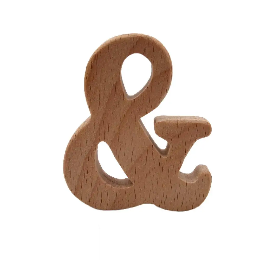 1 шт. деревянный Прорезыватель для зубов мультяшный кулон сделай сам игрушки