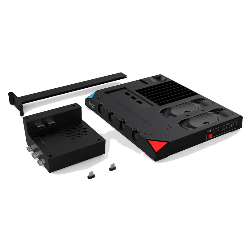 switch charging stand cooling fan for switch game card holder headset stand joy con vertical stand switch charging dock storages free global shipping