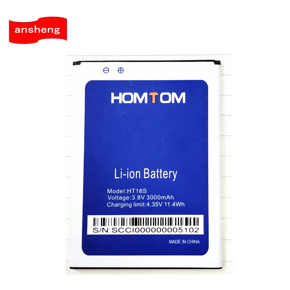 

High Quality 3000mAh battery for HOMTOM HT16S HT 16S Cell Phone