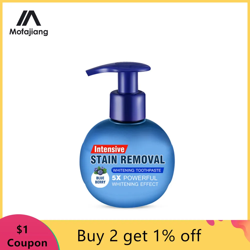 Отбеливание зубов Зубная паста удаление пятен отбеливание Сода Страсть фрукты