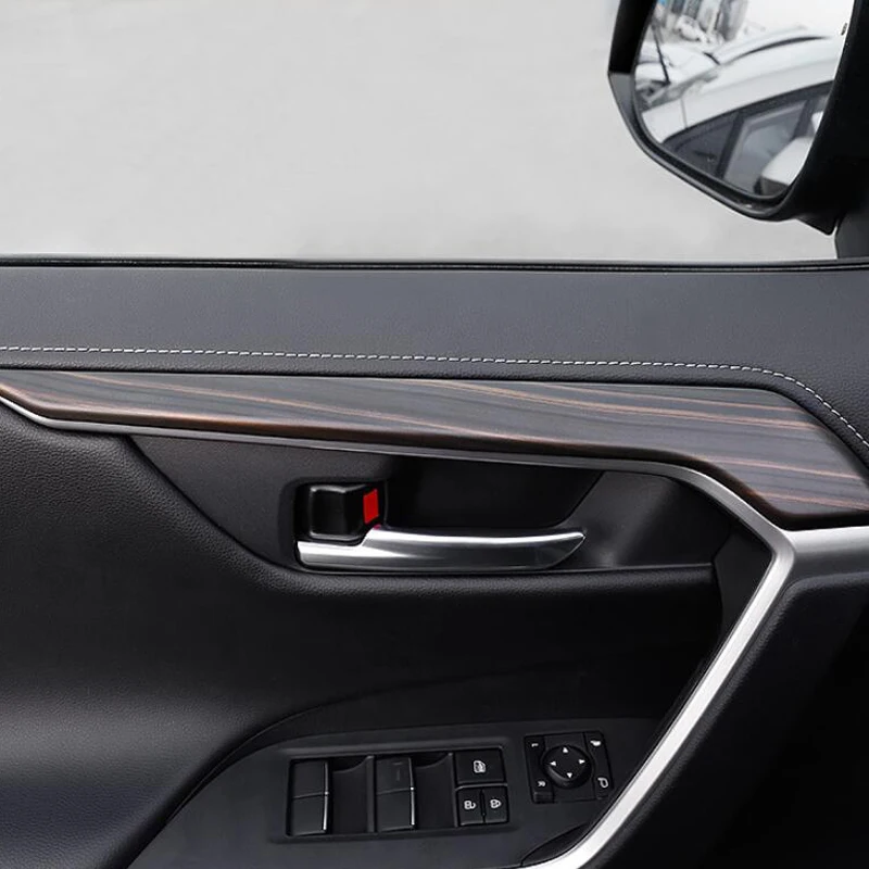 Для Toyota RAV4 2019 2020 2021 интерьер автомобиля АБС персиковая древесина автомобильный