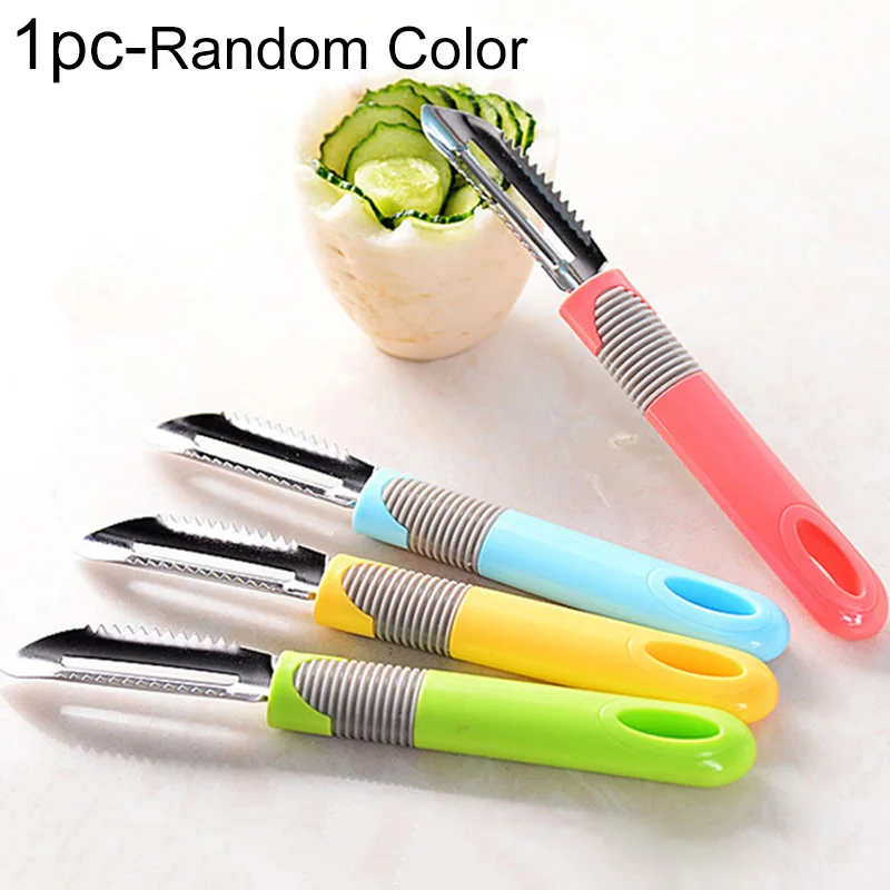 

Peeler Fruit and Vegetables Peeler Potato Cucumber Carrot Grater Household Kitchen Tool Accessories Cooking Tools Color Random