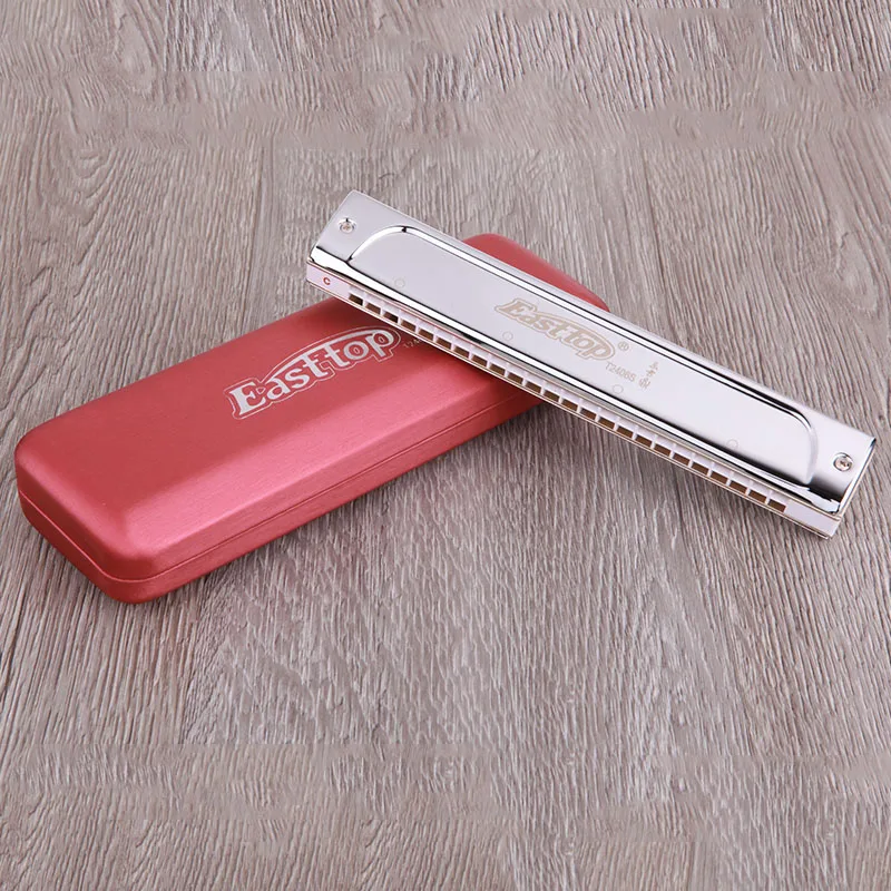 T2406S Easttop 24 Hole Tremolo Harmonica set arpao Mouth Ogan instrumentos musicais profissionais Armonica Woodwind Instruments | Спорт и