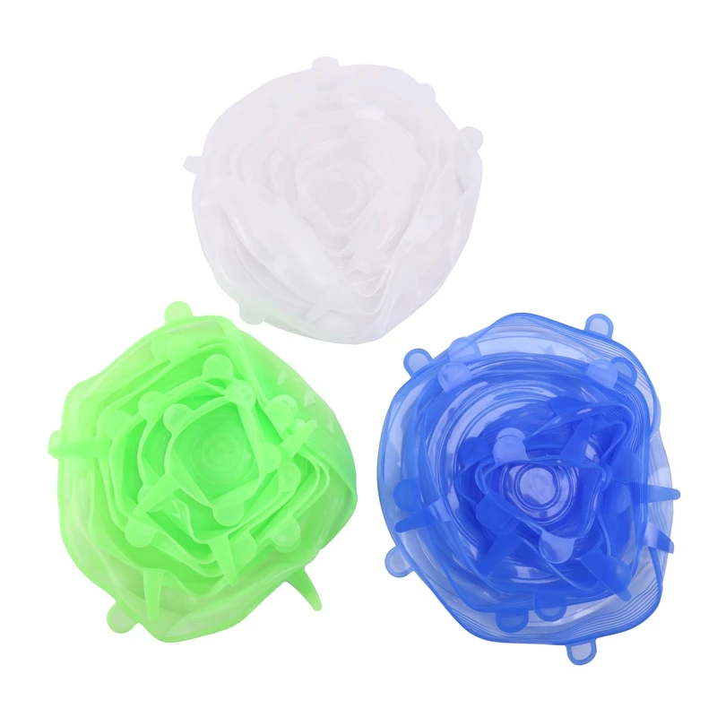 

18 Pcs Silicone Elastic Lids For Food Cups And Bowls Lids,To Keep Food Fresh And Perfect For All Kinds Of Food Storage