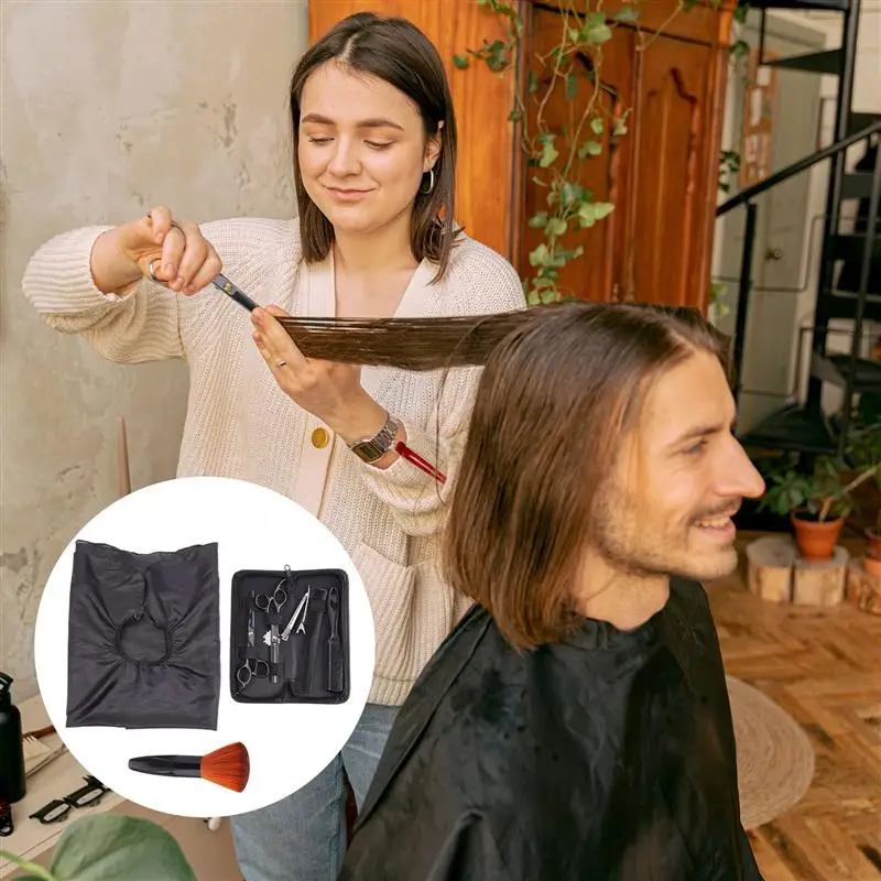 

10Pcs Scissors Set Hairdressing Home Hair Cutting Tools Stainless Steel Scissors