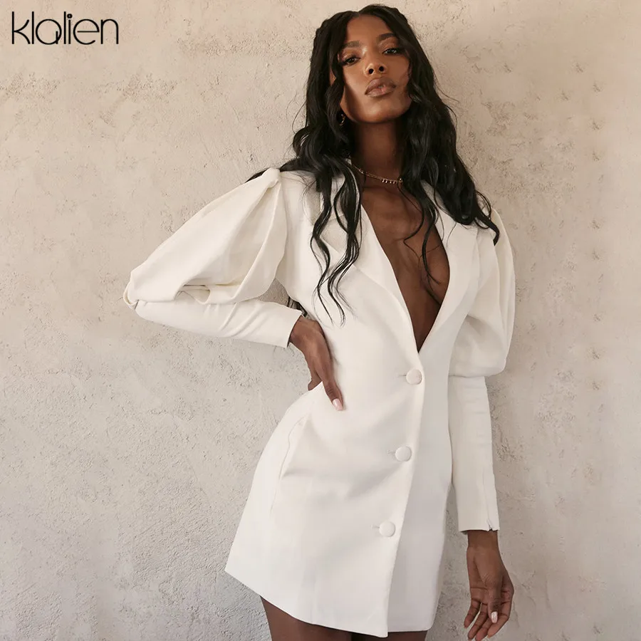 Женское Короткое вечернее мини-платье kalien Белое Облегающее платье с