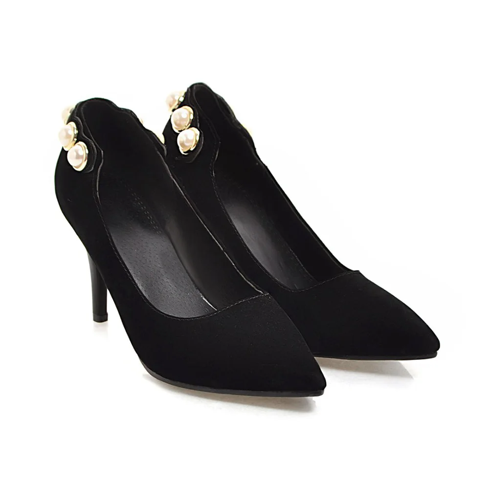 BESCONE/модные женские туфли-лодочки Вечерние туфли ручной работы на тонком каблуке