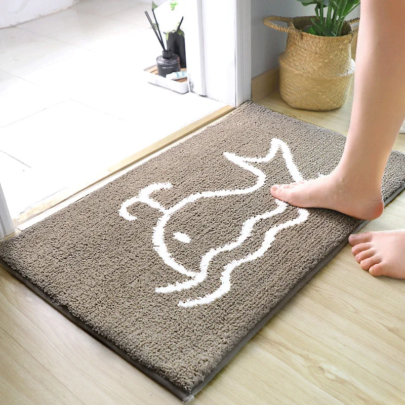 Домашний ковер для гостиной коврик ванной входной напольный нескользящий водный