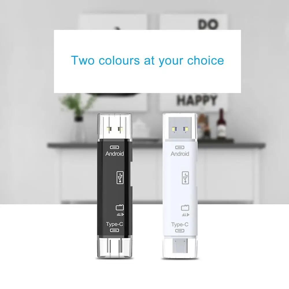5 в 1 USB 3 0 Type C/USB/Micro SD TF устройство для чтения карт памяти OTG адаптер Коннектор