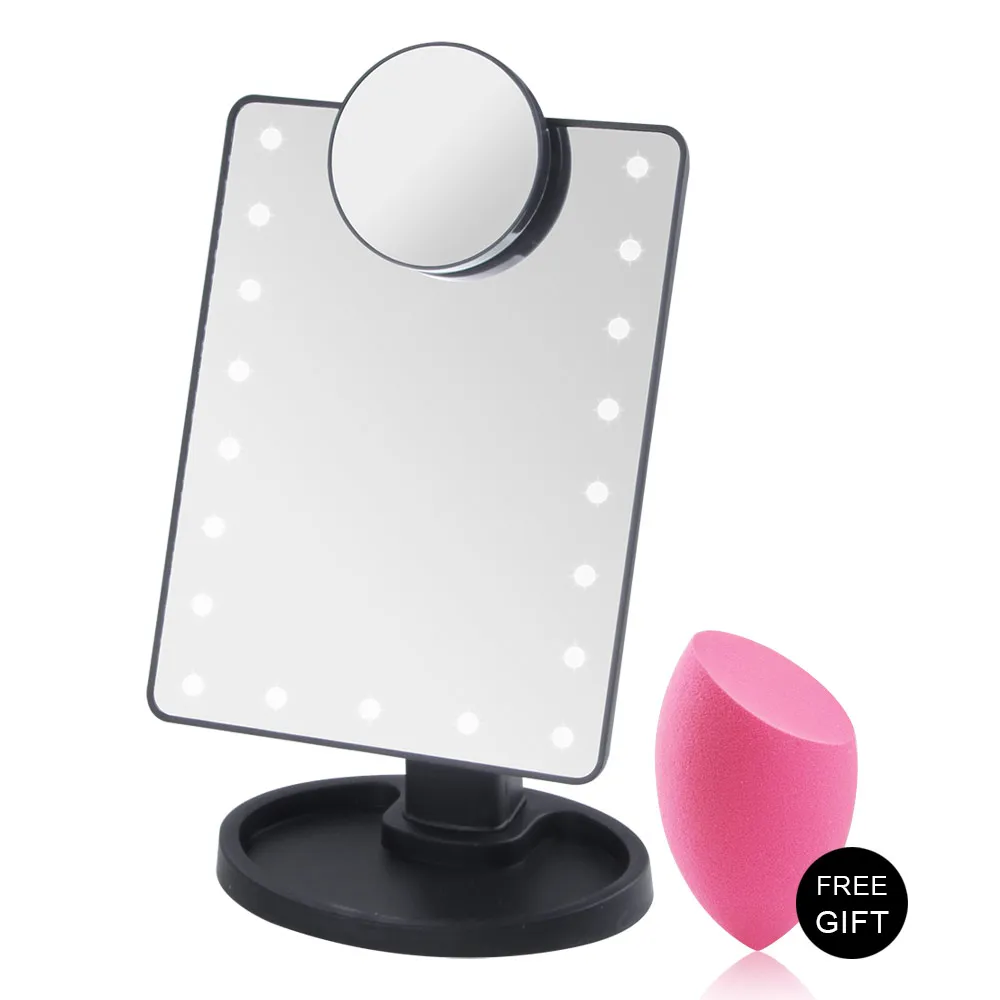 Светодиодный зеркало для макияжа 1 шт. 10 светодиодный увеличительный прибор