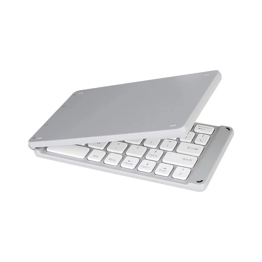 

Teclado plegable inalámbrico compatible con Bluetooth, teclado plegable portátil para IOS, Android, Windows, PC, tableta, Ipad,