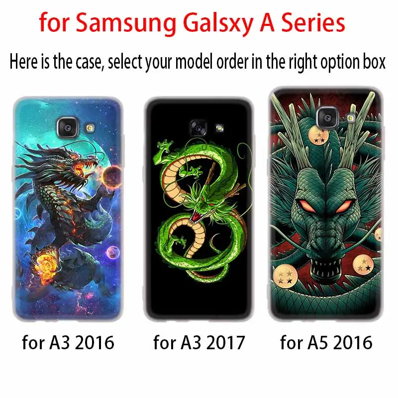 Chinese Dragon Silicone Case For Samsung A52 A32 A12 A72 A42 A21S 5G A3 A5 A6 A7 A8 Plus 2018 Cover | Мобильные телефоны и