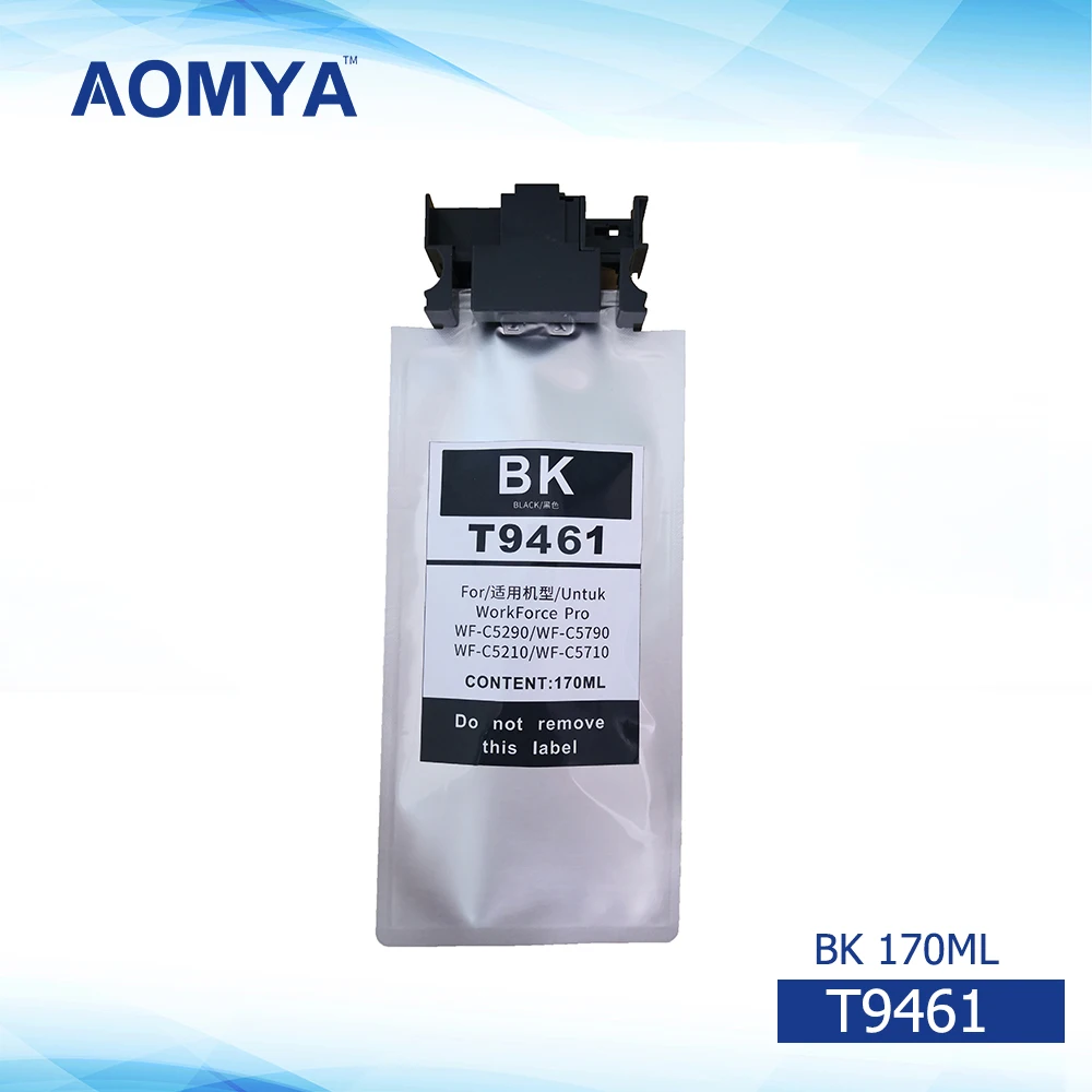 Совместимый чернильный картридж Aomya T9461 BK с пигментными чернилами и чипом для Epson