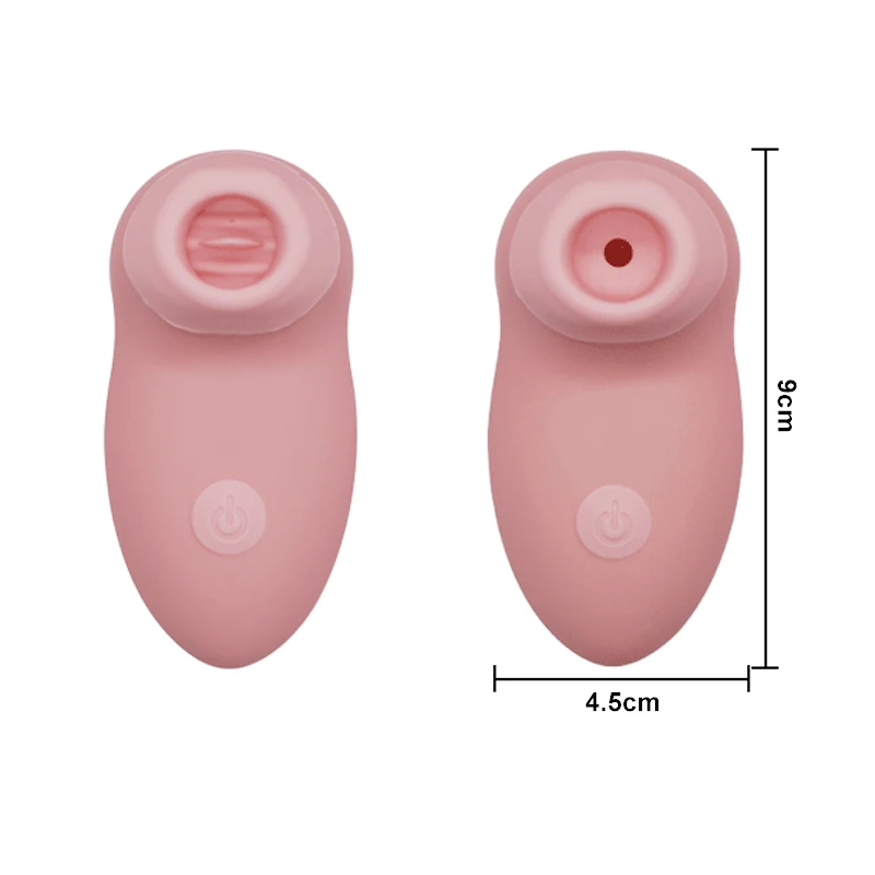 Вибратор секс игрушки для женщин на присосках клитора присоска сосков язык
