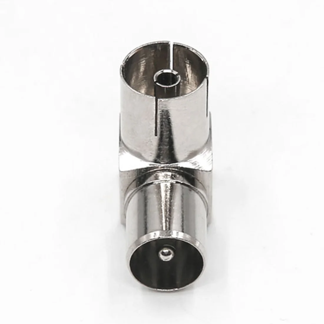 

2pcs Male To Female Parts Adapter Set-top Box TV Aerial Connector Easy Use 90 Degree RF Coaxial Curved Right Angle Plug Metal