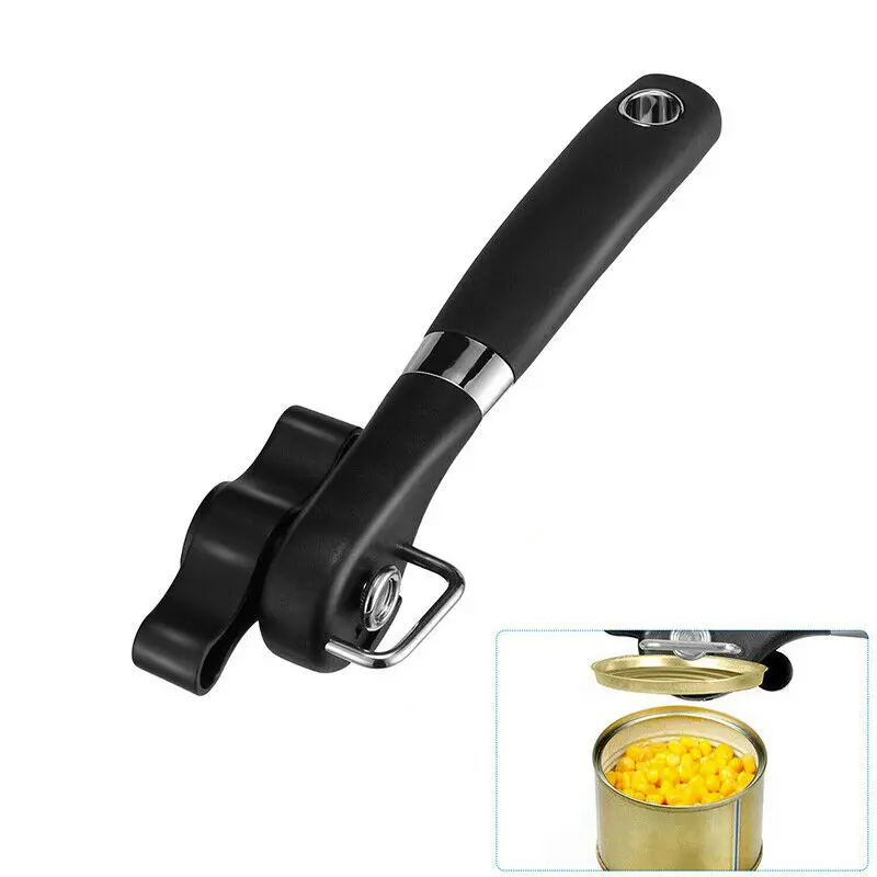 

Manual Topless Can Opener Home Bar Beer Can Cap Opener Jar Lid Remover Safety