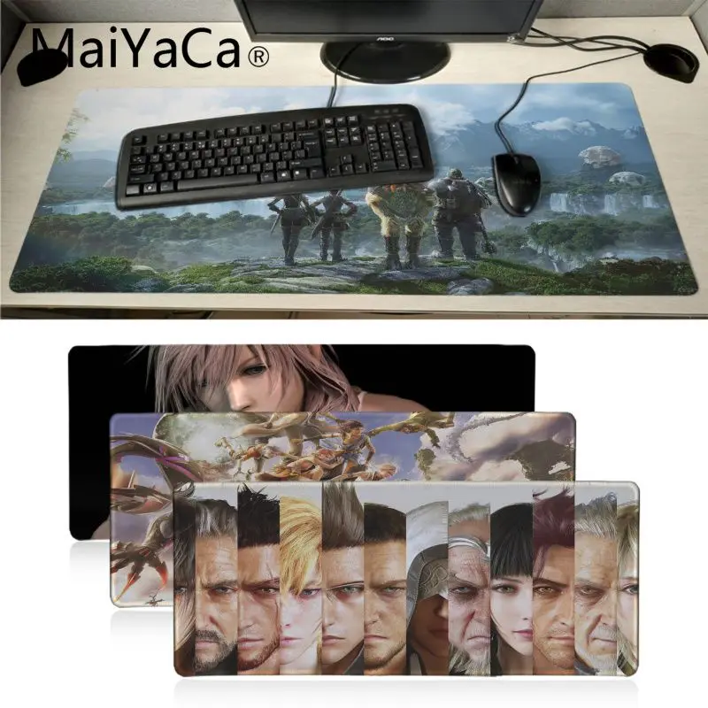 

Maiyaca Boy Gift Pad Final Fantasy XIV XIII XII Natural Rubber Gaming mouse pad Mat Hot Selling Fashion Design mouse mat gaming