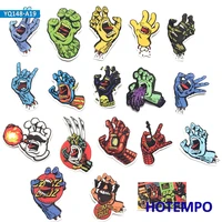 18pcs super hero screaming hand comics style cool funny stickers for diy phone laptop skateboard bmx bike motorcycle car sticker