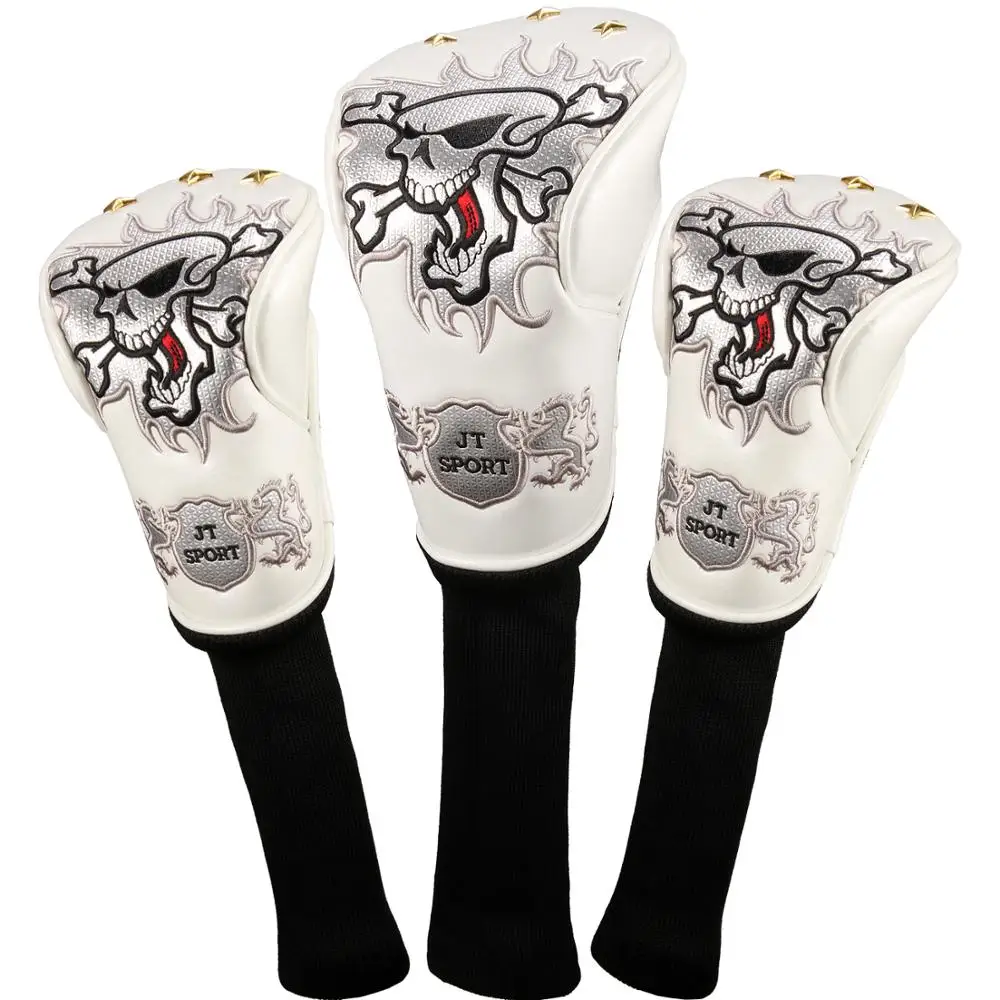 Новинка чехол для гольфа с черепом 4 цветов водителя 3 # Fairway Wood 5 деревянные