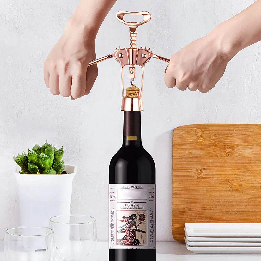 

Multifunction Corkscrew Wine Bottle Opener Stainless Steel Restaurant Kitchen Party Tool H99F