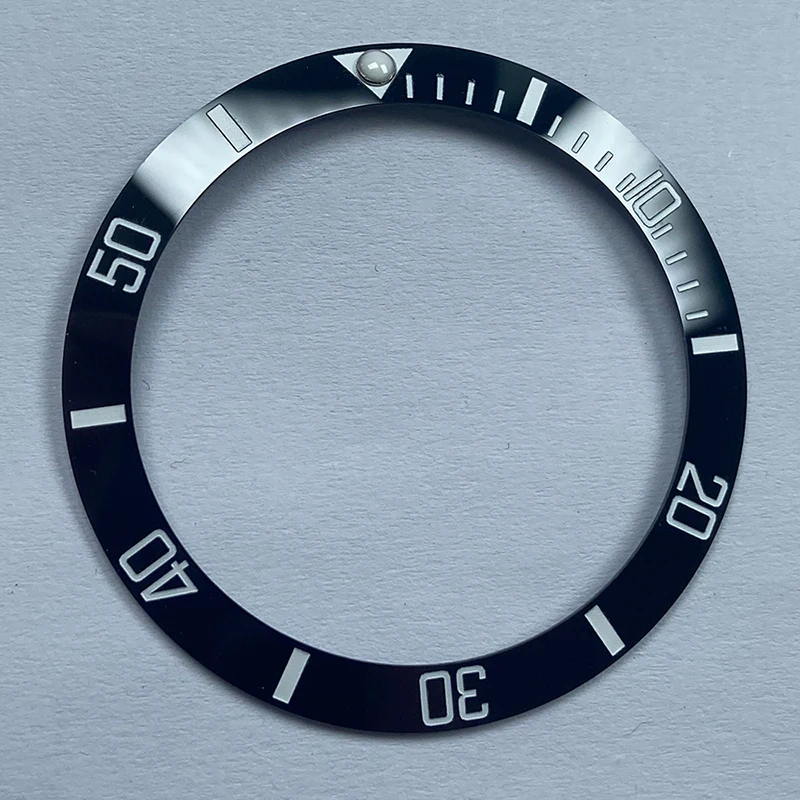 

38mm bezel insert watch Rings Black/Blue/Green ceramic bezel Accessories parts Fit 40mm nh35 Submariner daytona Men's case