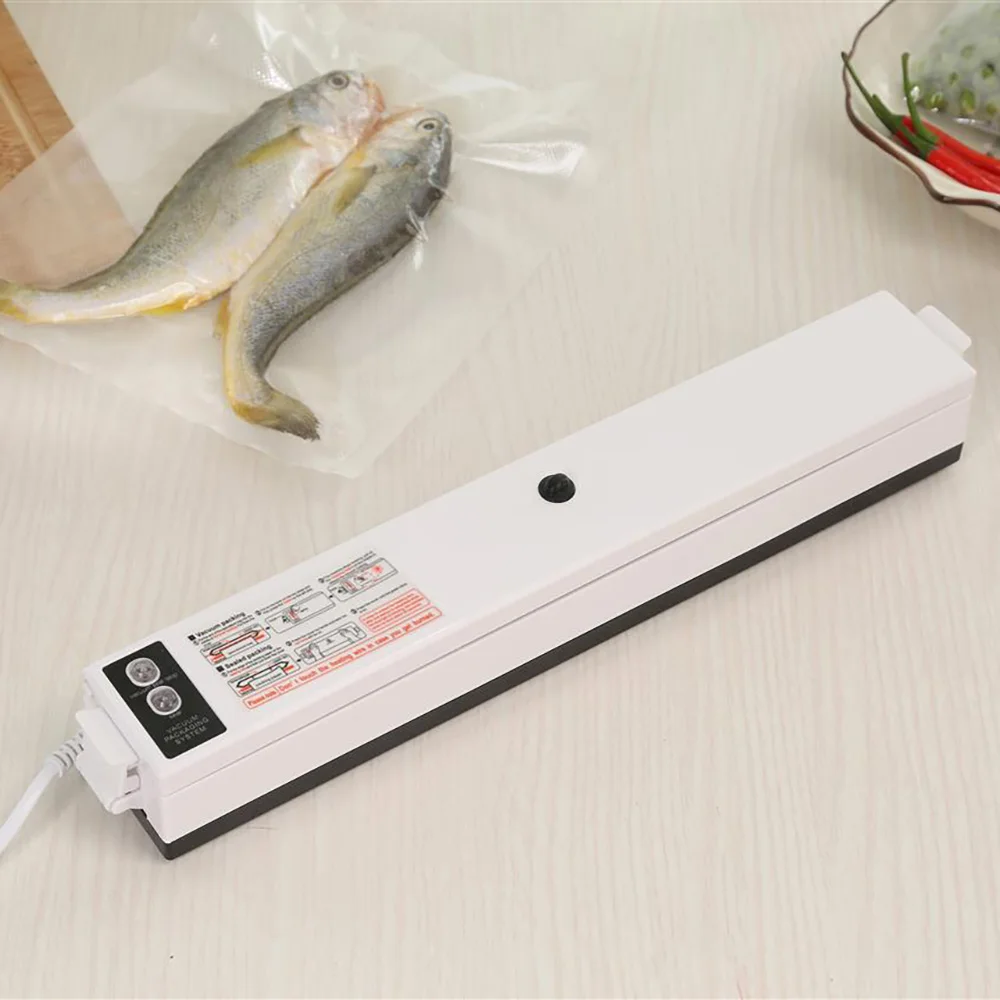 

Sealer Packaging Machine Food Film Sealer Vacuum Packer Keep Food Fresh 220V/110V FREE GIFT 10pcs Storage Bags Household