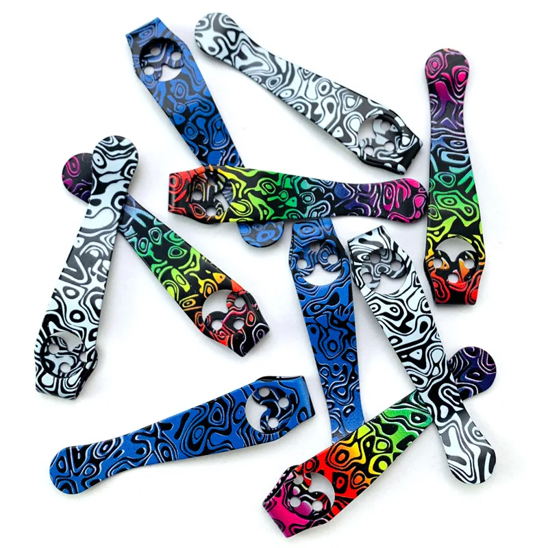 Сплав Многоцветная Картина карманный зажим Задний для военизированных 2 C81 Para