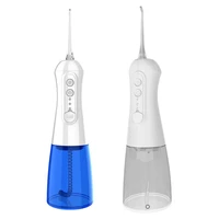 portable water pulse oral irrigator usb rechargeable water flosser jet for teeth 300ml 3 modes water pick dental cleaner tool