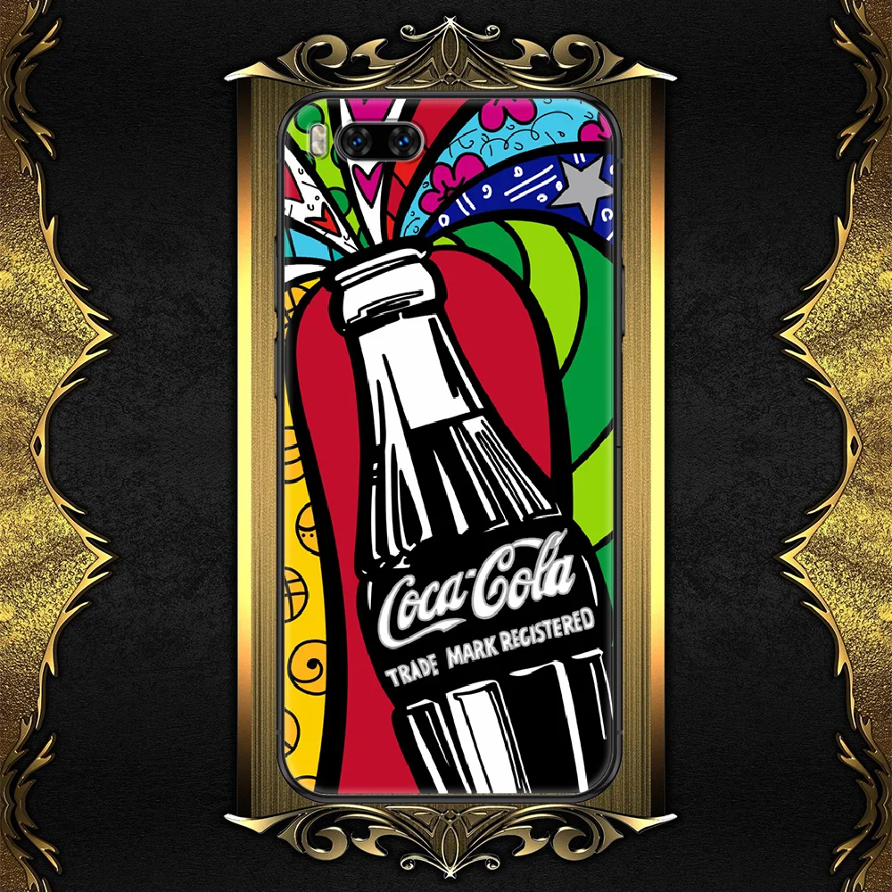 

Art coke originality cola Coca Phone case For Xiaomi Mi Max Note 3 A2 A3 8 9 9T 10 Lite Pro Ultra black trend coque art funda