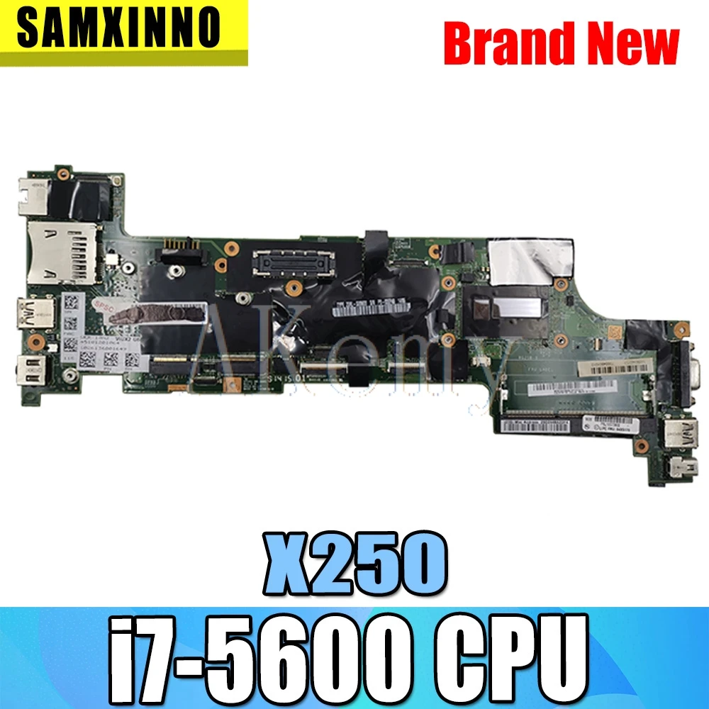 

For Lenovo Thinkpad X250 Notebook Motherboard VIUX1 NM-A091 CPU i7 5600U 100% test work FRU 00HT376 00HT383 00HT372 00HT387