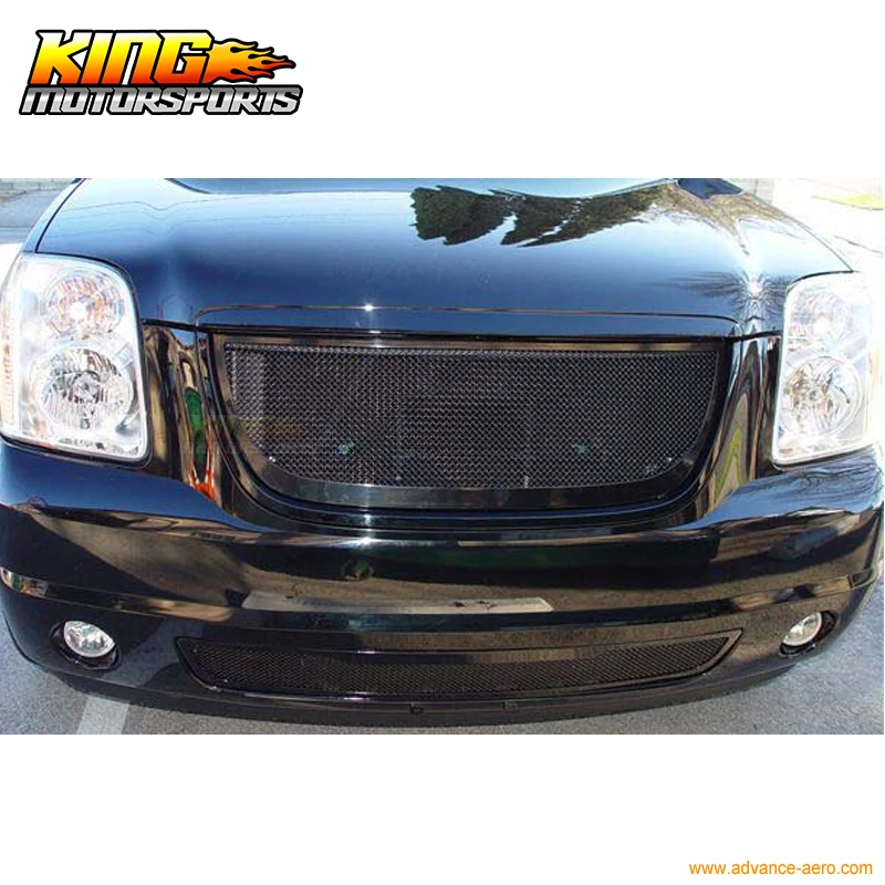 Подходит для 07-13 GMC Yukon Denali сетка решетка гриль верхняя черная брендовая Новинка |