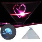 3d Голограмма, пирамида, дисплей, проектор, видео стенд, универсальные прочные портативные мини-проекторы для Smart мобильный телефон Статуэтка