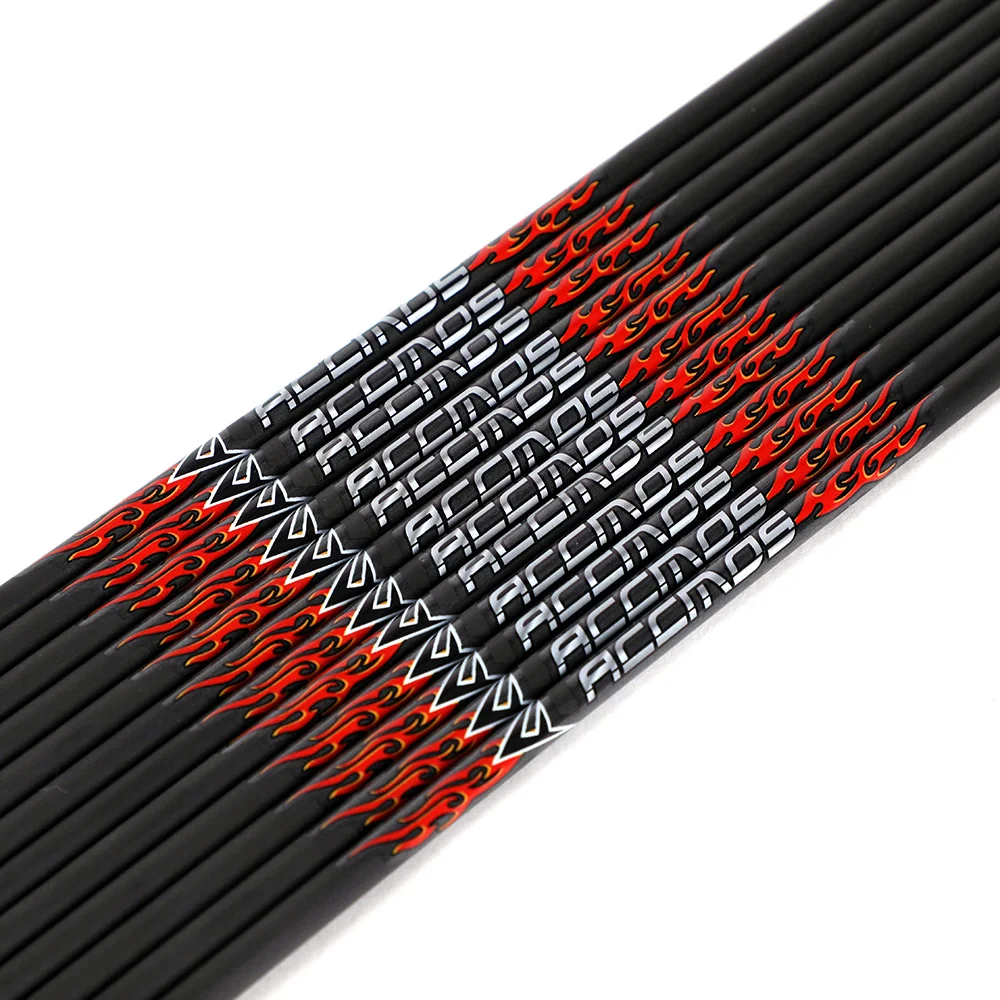 Стержни для стрельбы из лука 33 дюйма карбоновые 12 шт. стержни 300 400 500 600 700 внешний
