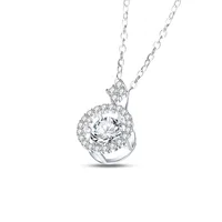 Captivating Moissanite Gem Drop Necklace 4