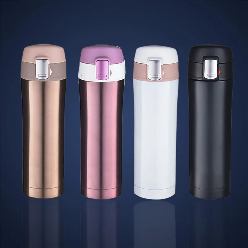 

350ML/500ML Stainless Steel Double Wall Insulated Thermos Cup Vacuum Flask Coffee Mug Travel Drink Bottle Home Office Thermocup