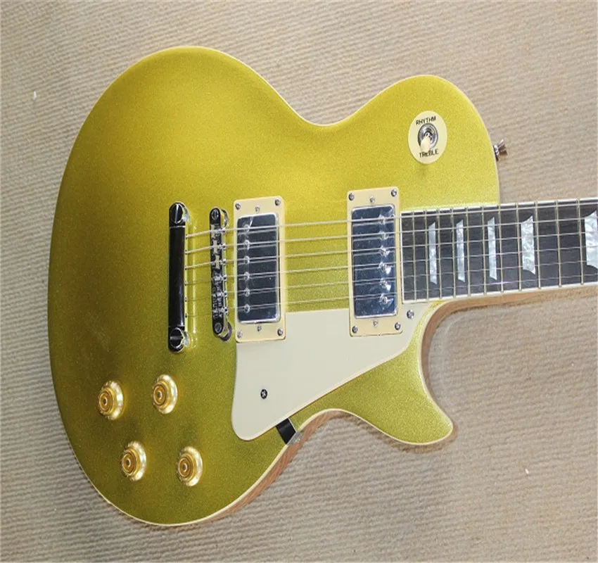 Free Shipping LP Standard Gold Top VOS Goldtop custom shop Mahogany body Electric Guitar In Stock | Спорт и развлечения