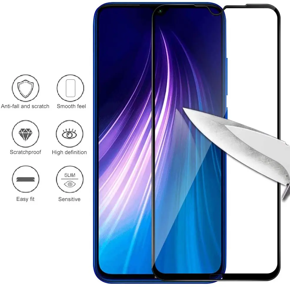 Xioami Redmi Note 8 T Защитное стекло для экрана закаленное Note8T защитное стекло|Защитные