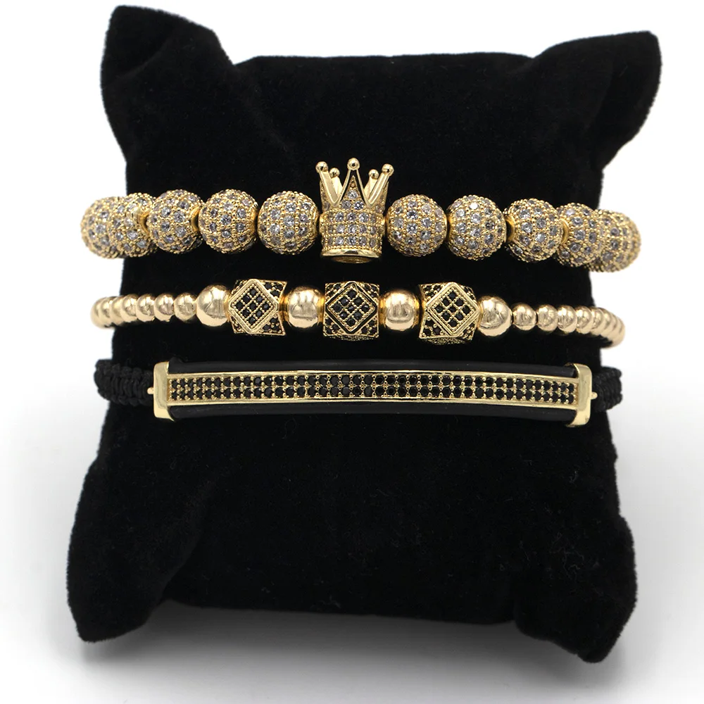 Мужские Роскошные ювелирные украшения 2019 в стиле хип хоп золотистые