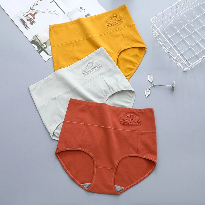 

Cotton Panties For Women High Waist Breathable Underpants Seamless Panties Plus Size Panties Women Lingerie